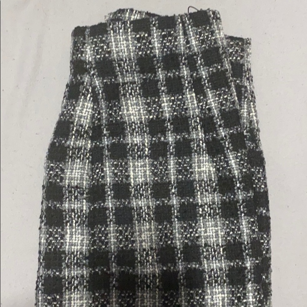 Plaid mini skirt